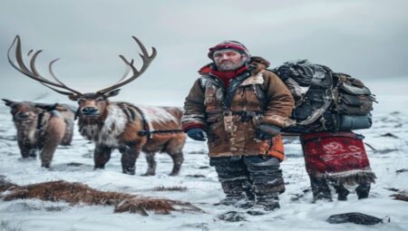 Sami Reindeer Hide Arctic Clothing: Traditional Cold-Weather Protection