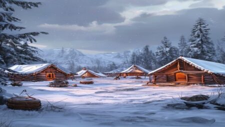 Traditional Sami Winter Camps: Arctic Survival & Design
